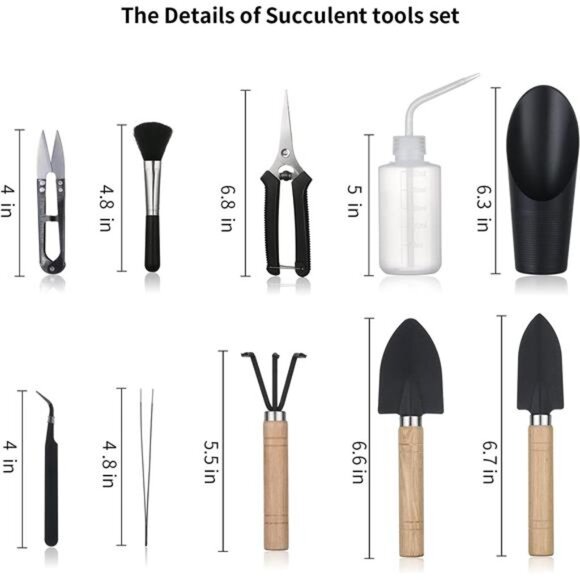 11Pcs Succulent Tools,Garden Tools,Succulent Watering Tool as Plant Accessories - Picture 2 of 7